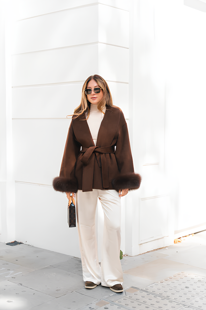 The Amsterdam Fur-Cuff Jacket