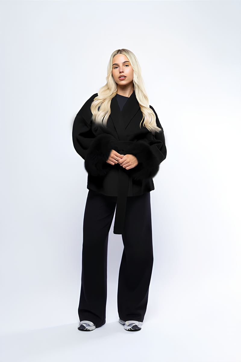 The Amsterdam Fur-Cuff Jacket