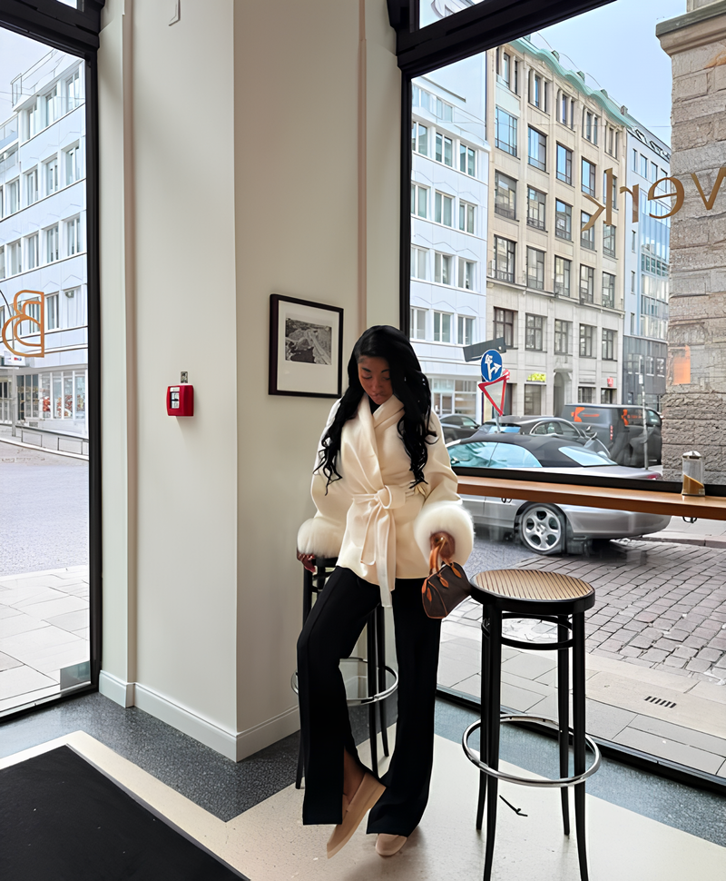 The Amsterdam Fur-Cuff Jacket