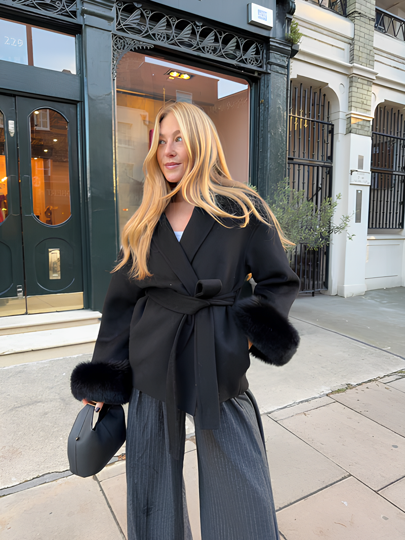 The Amsterdam Fur-Cuff Jacket