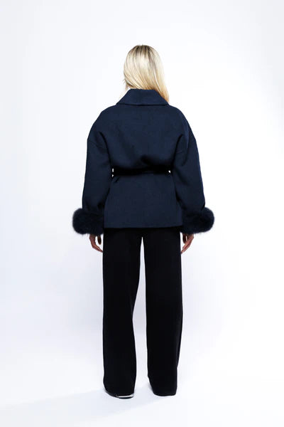 The Amsterdam Fur-Cuff Jacket