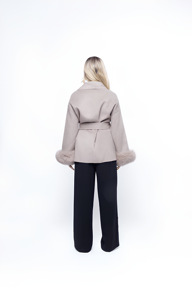 The Amsterdam Fur-Cuff Jacket