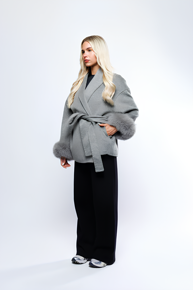 The Amsterdam Fur-Cuff Jacket