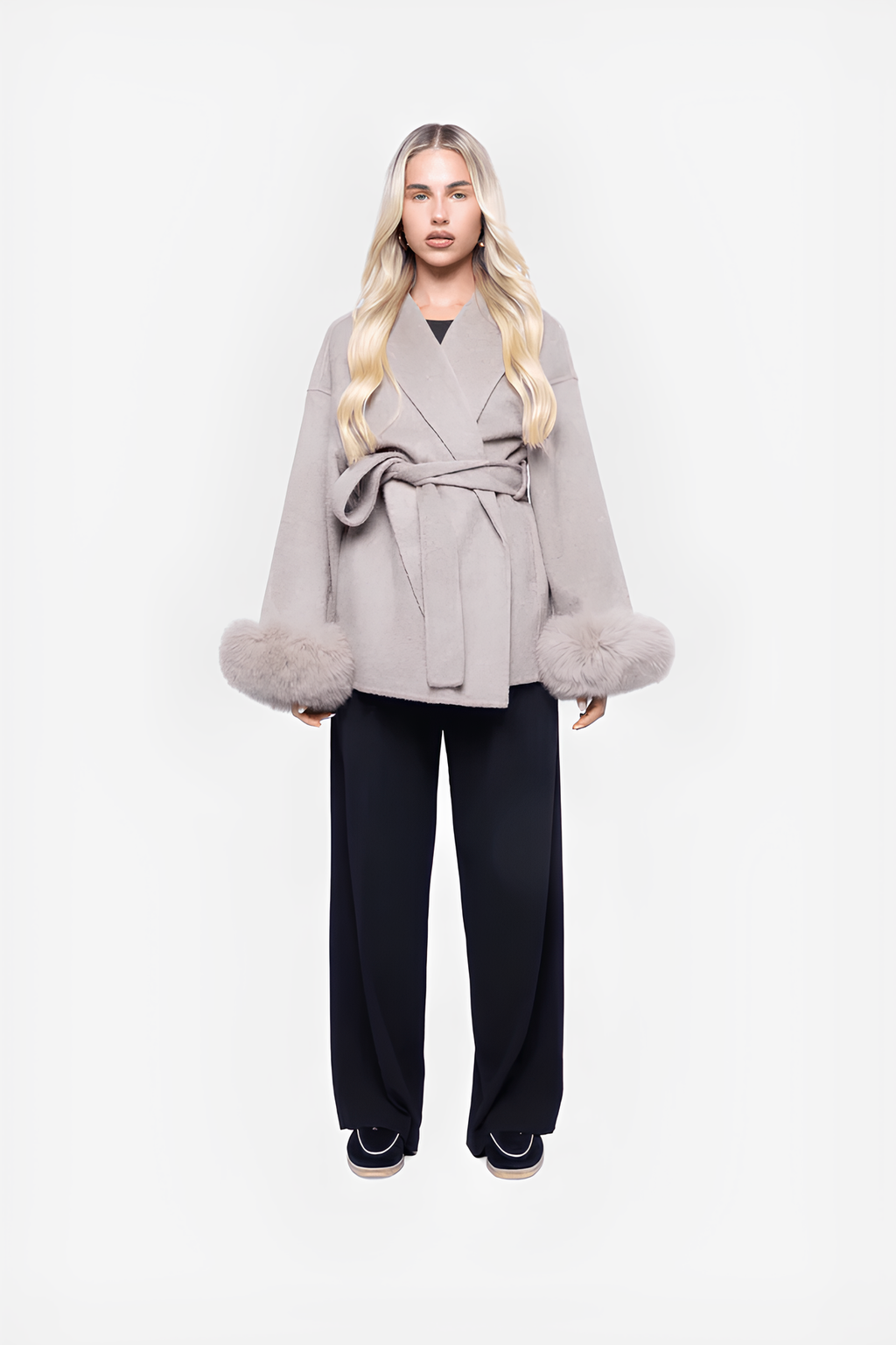 Fur-Cuff Jacket