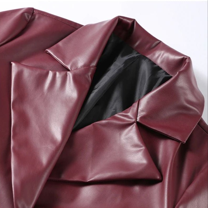 The Bordeaux Luxe Leather Set