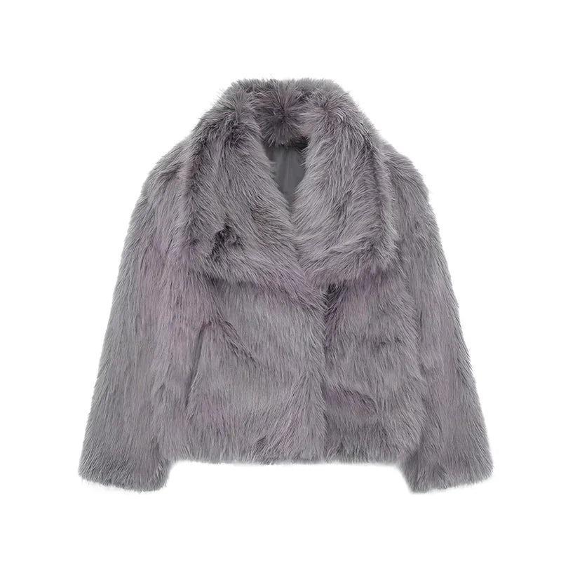Arctic Cloud Faux-Fur Jacket